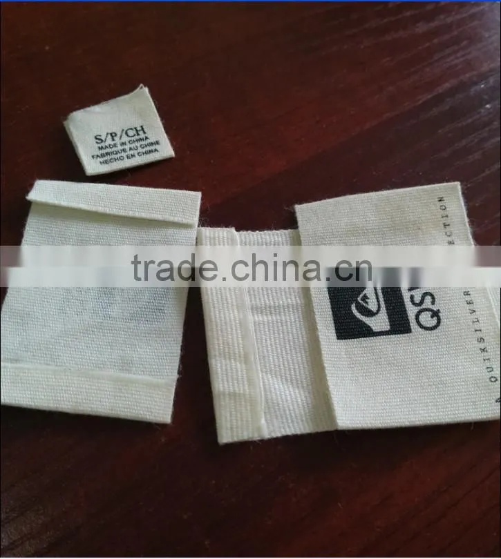 Allta Group custom cotton woven printed label for clothing