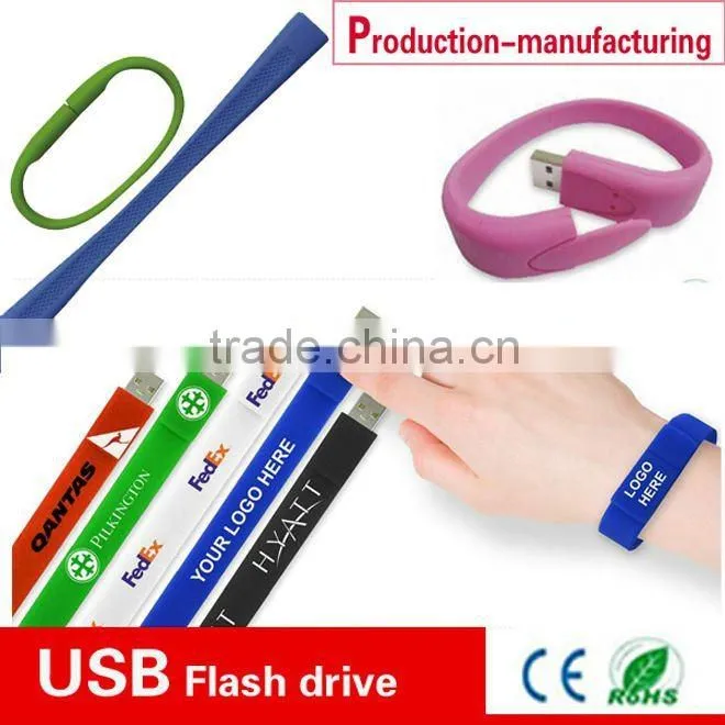 wristbands USB flash drive for promotion