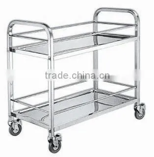 Stainless steel service cart/Restaurant service trolley