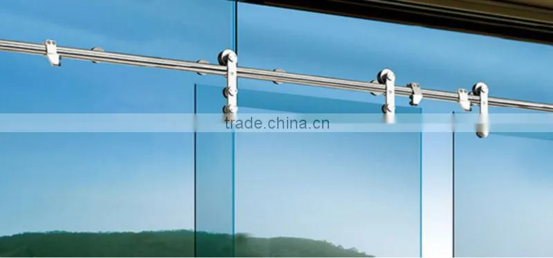 Stylish 3 Panel Automatic Sliding Glass Door NO Frame For Bedroom (DMS-007)