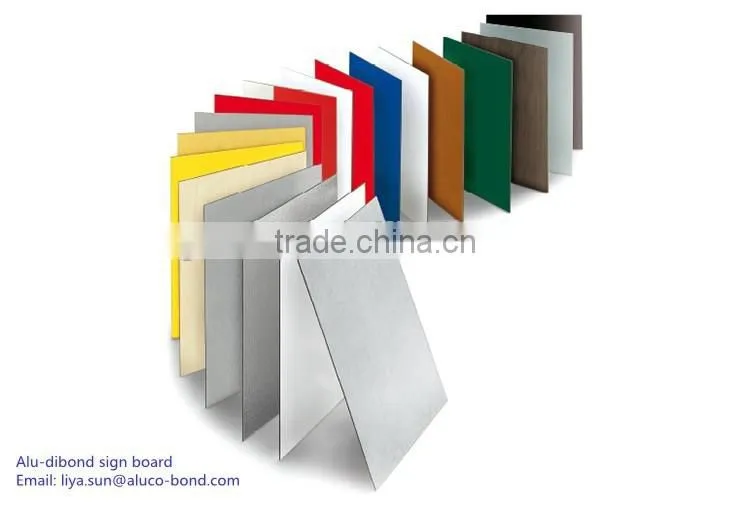 2mm 3mm thick outdoor advertising material ACM advertising signboard material