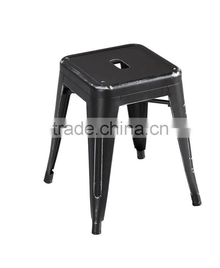 wholesale cheap white red green stackable metal stools for sale
