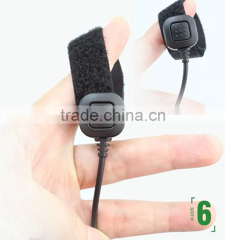 Replaceable Two Way Radio Earphone Clear Voice Throat Control Earpiece