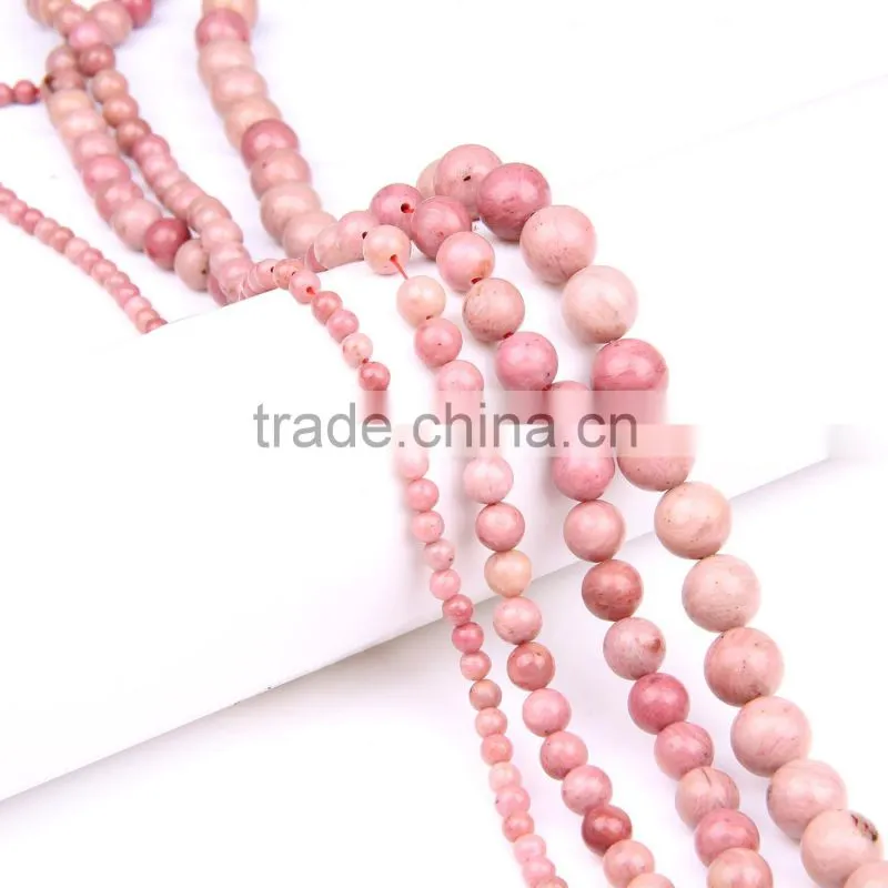 6mm picture jasper loose gemtone beads with 1.5mm hole
