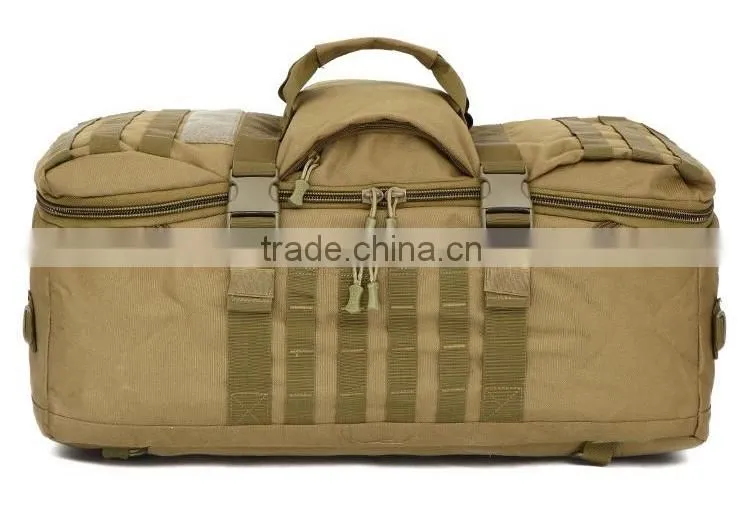 Outdoor camouflage travel tactical military duffle bag