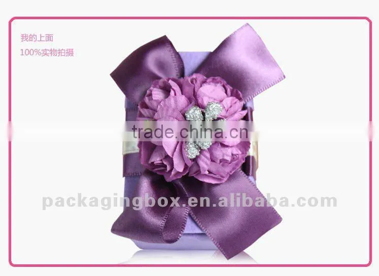 Fancy paper chocolate box with divider and beautiful design