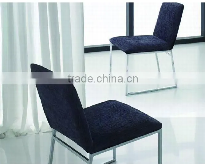 black cloth home dining chair