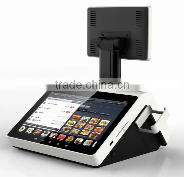 All in one touch POS system with 80mm auto cut printer-Windows7 windows10