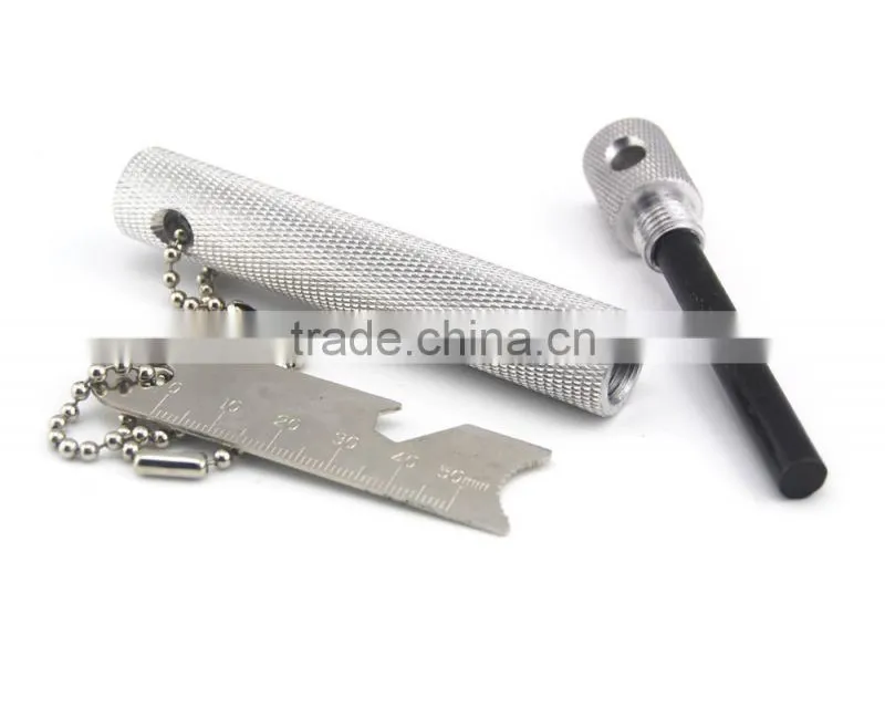 Magnesium Alloy Emergency Fire Starter Blocks with built-in flints