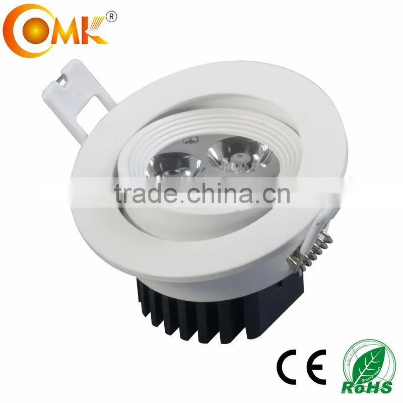 White painted Recessed LED Downlight