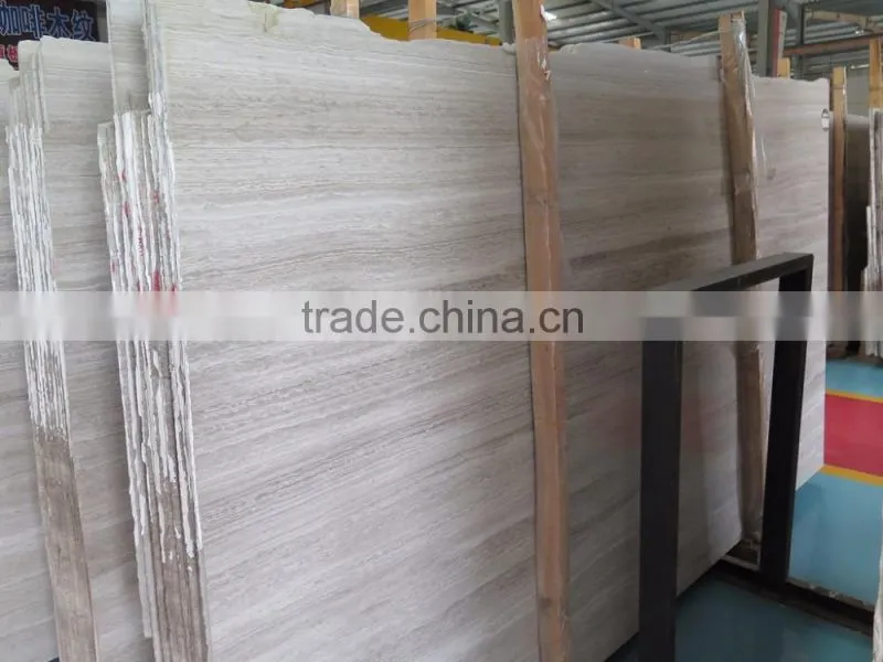 Wood White Marble Big Slabs