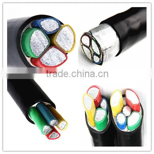 0.6/1KV high quality3*150mm+1 aluminum core power cable NA2XY