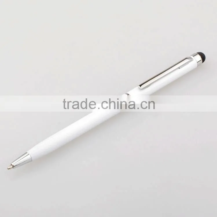 office and school use digital touch stylus metal ball pen for promotional