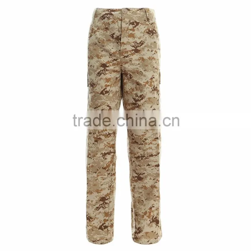 Digital camo Durable material Military uniforms BDU pants