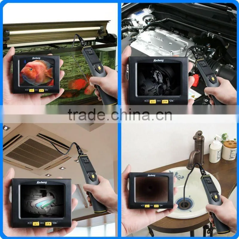 3.5" LCD Wireless Zoom Rotate Inspection Camera Borescope Endoscope