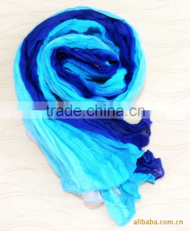 polyester crinkle fashionable voile scarf
