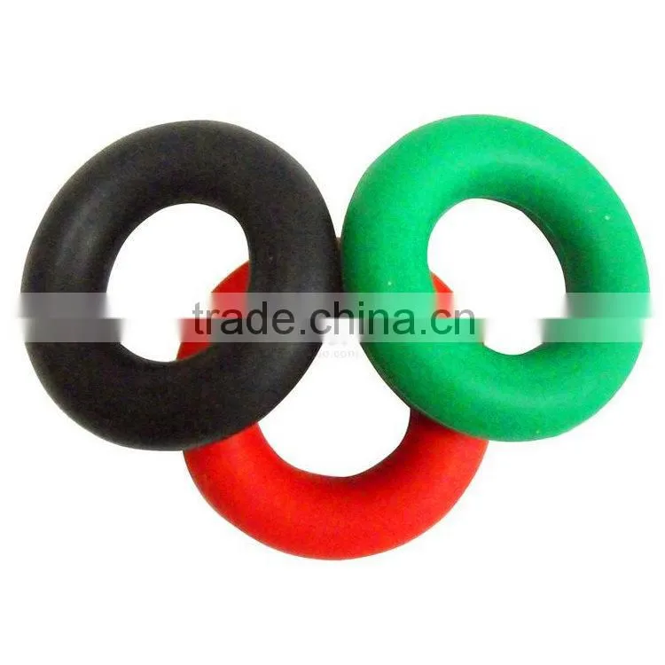 Silicone round shape Hand Grip Ball finger Exerciser Gripper Massage Ball