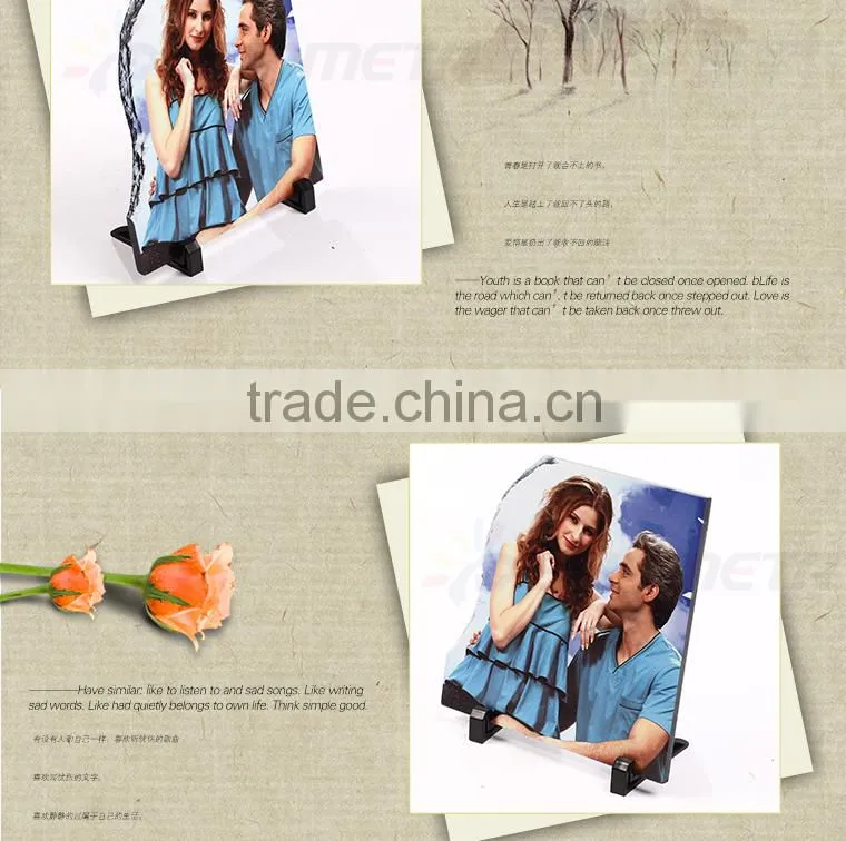 Sunmeta factory directly 3D sublimation blank rock photo SH08 20*20cm