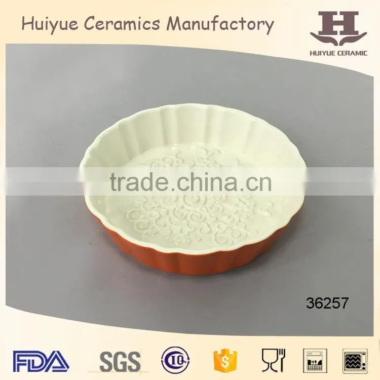 round stoneware bakeware