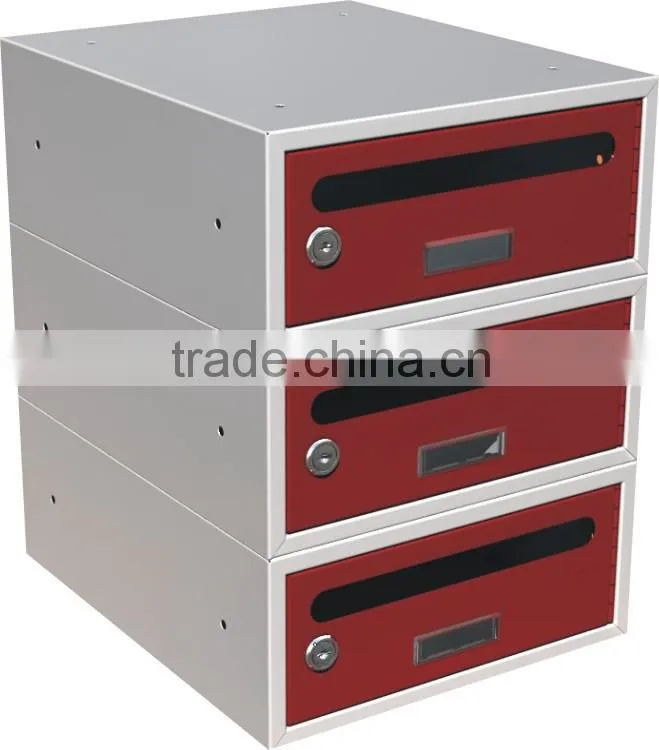 Modern design mailbox/Mailbox lock/Powder-coated mailbox