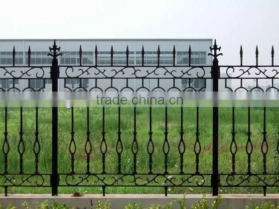 newest modern wrought iron garden border fence