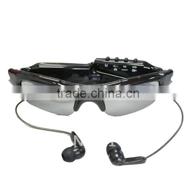 New!!! Sunglasses DV Multi-functional Sunglasses Mini DV Digital Video Recorder Sunglasses with MP3 Player DVR Camera JVE3107F