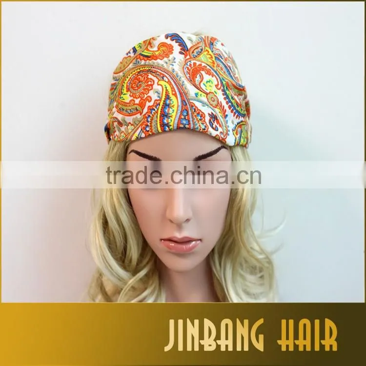 2016 Alibaba Floral Women Elastic Turban Twisted Multifunctional Headband Wide Stretch Hair Band Girl Yoga Hair Accessories
