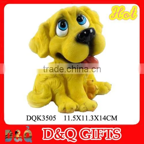 Cute resin Pekingese figure