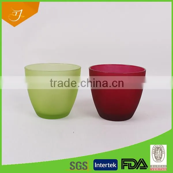 Colored Glass Drinking Cups ,China Made, Glass colored