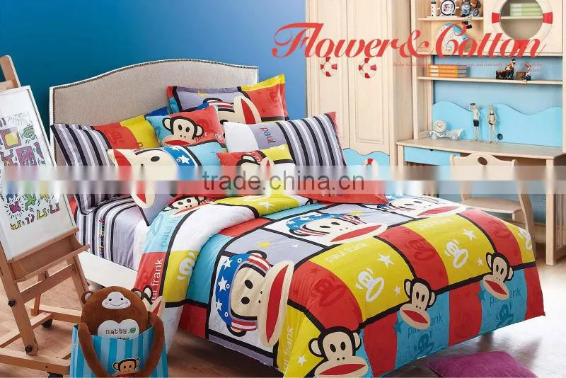 cotton kids bed covers kids bedding set
