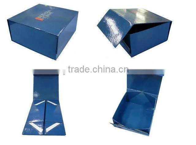Paper folding collection box with magnet rigid structure pack for tea, jewelry, sundries, cosmetic supplier in Guangzhou China