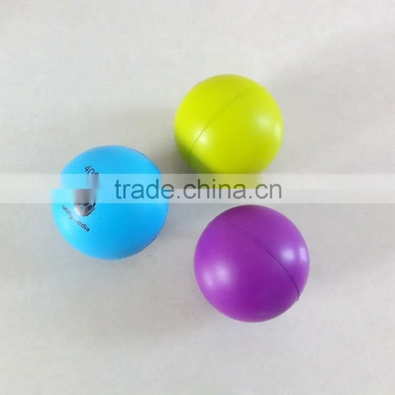 pu gloss stressball 3 colors foam ball