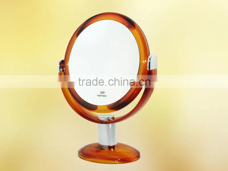 Rosegold makeup mirror vanity desktop double sided 10x magnifying mirror