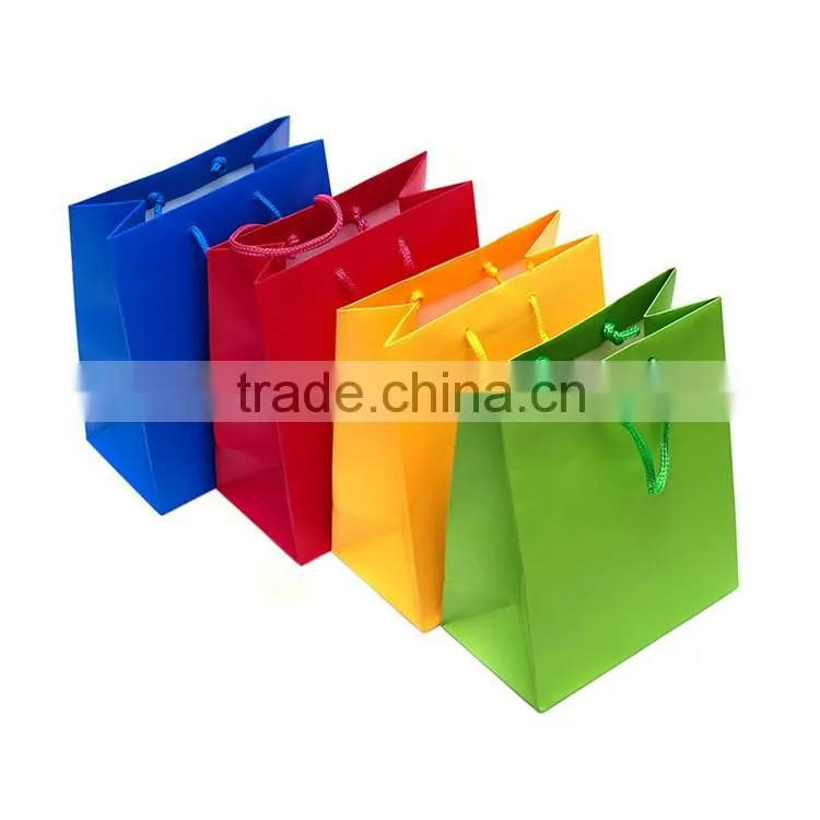 Coated art paper cloth shopping bag