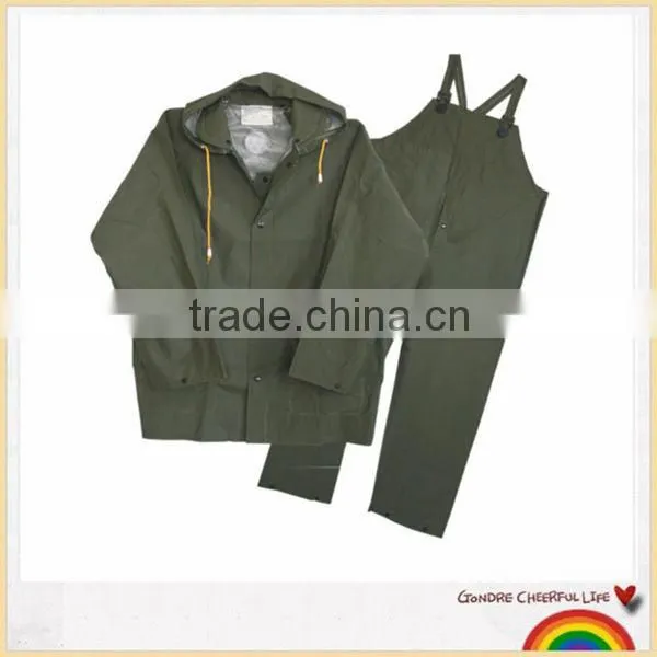 Adult pvc suspender rainsuit trouser