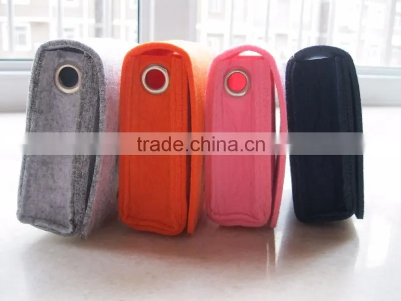 new key chain purse, felt material, key cases car charger, mobile power charging treasure pouch, universal digital accessories