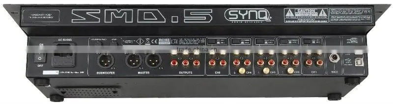 SYNQ Professional Multi use 5Ch DJ Mixer
