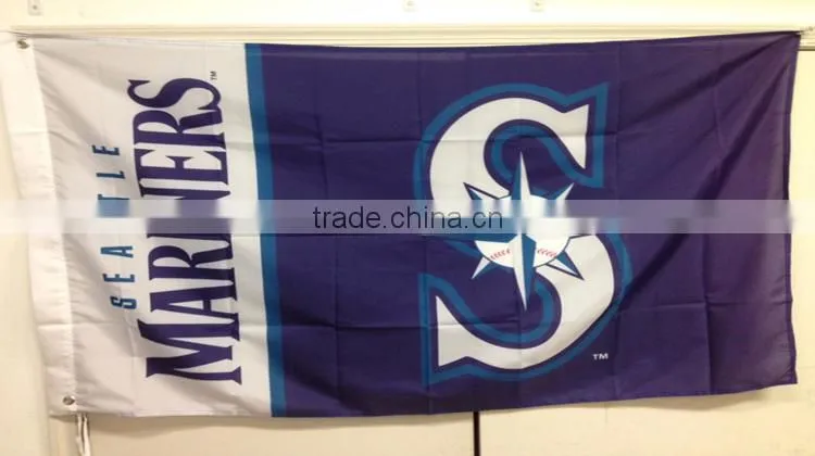 Seattle Mariners MLB Baseball Flag Banner Indoor & Outdoor