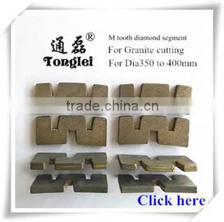 Professional manufacture 1600mm stone cutting diamond segment for cutting granite, basalt and bluestone and