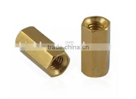 long hex stainless steel carbon steel aluminum coupling nut