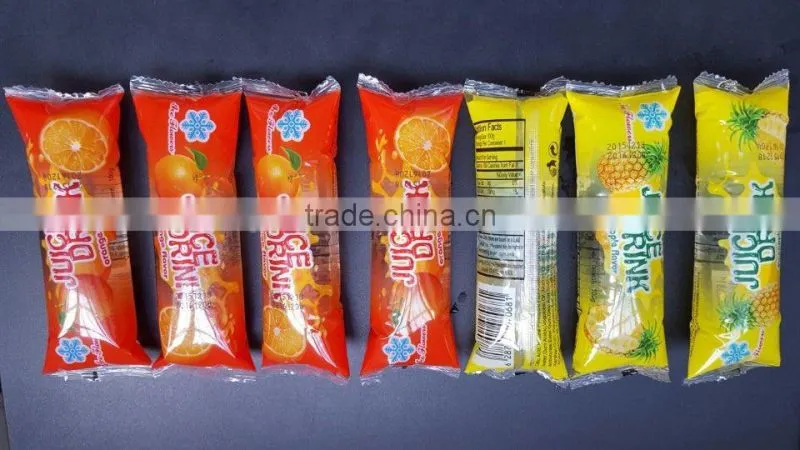 CE approved automatic Ice candy filling sealing packaging machine