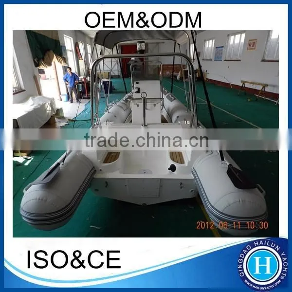 Fiberglass hull rib boat hypalon 300 rib dinghy