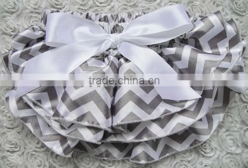 floral pint ribbon comfort ruffled girl baby bloomers wholesale