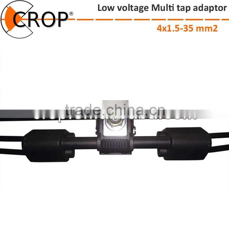 Hi-conductivity aluminum PVC UV resistant rubber multi tap adaptor