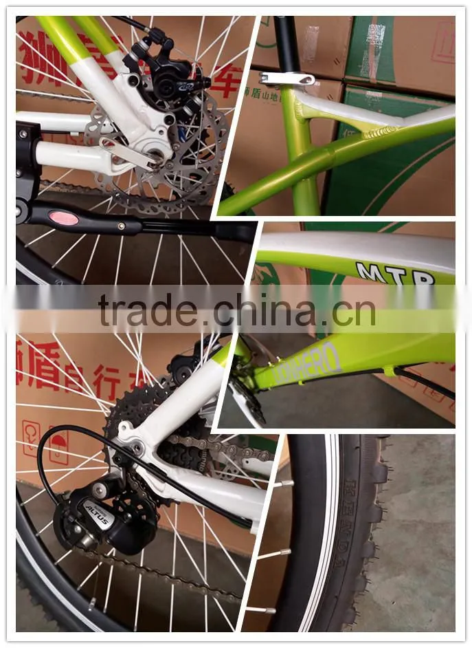 26inch high and good quality suspension alloy material mountain bike
