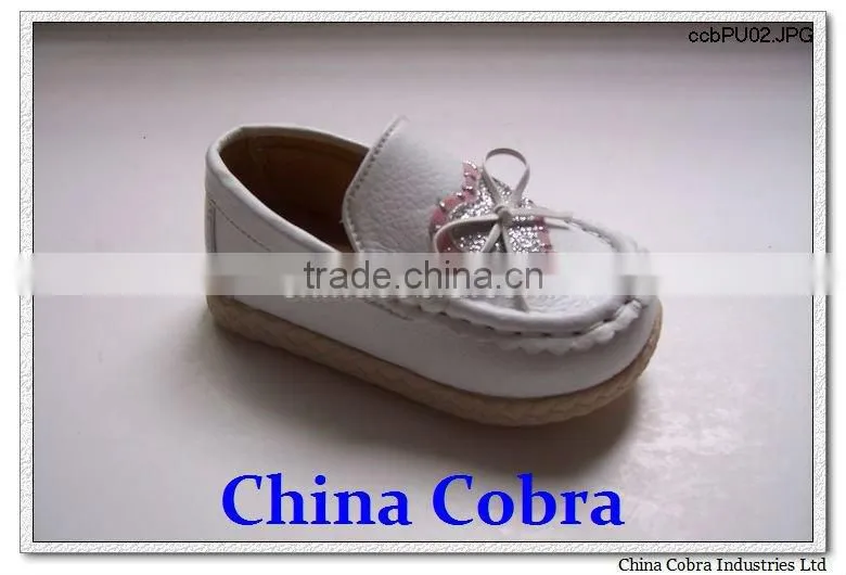 soft sole PU baby shoes