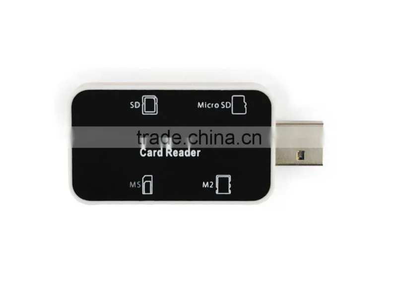 USB 3.0 SD,TF,Micro SD,MS,M2 All In One Card Reader Writer