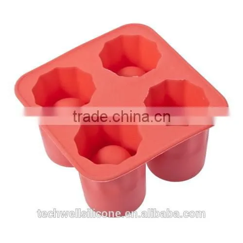 Funny Silicone Ice Shot Glass Mold, Ice Cup Mold