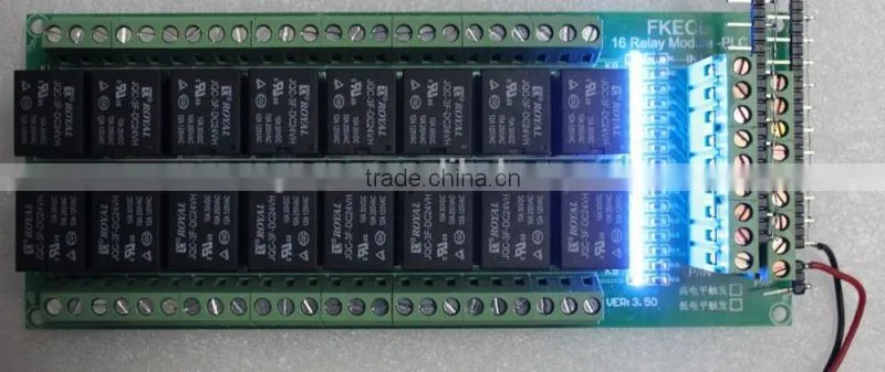 LM2576 Power Supply (With Light Coupling) 5V 12V 24V 16 Road/Channel Relay Module,