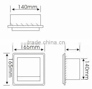 In Wall Toilet Paper Holder Home Paper Bin 5001